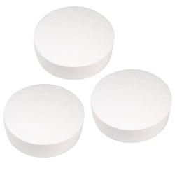 3 disque polystyrène Ø 25 x 7 cm