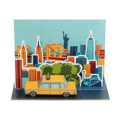 CARTE POSTALE DIORAMA DE NEW YORK