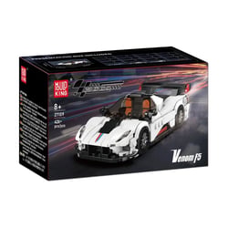 Set de construction Venom F5 Supercar Mould King - 426 pièces - Blanc