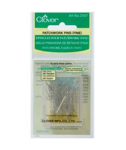 Boîte de 100 épingles ultra-fines pour patchwork – Clover - Précision et qualité pour tous vos travaux de couture et de quilting Jaune