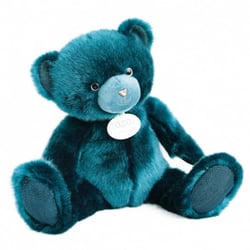 Ours Collection bleu paon 37cm