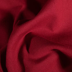 Tissu Toile de coton uni Grande largeur Rouge griotte