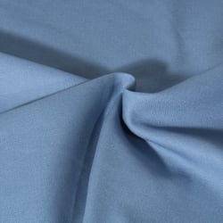 Tissu Toile Coton Canvas uni Mateo Bleu