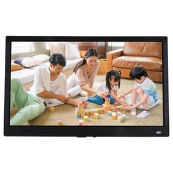 Cadre Photo Numérique Connecté 17.3 Pouces LED HD Avec Support Et Télécommande Noir YONIS