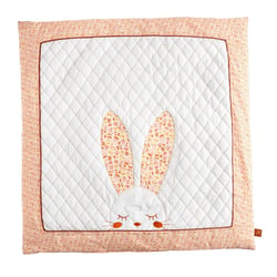 Grand tapis en coton blanc