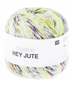 Fil de jute à tricoter ou crocheter HEY JUTE - 100gr - Rico Design 05 Classics