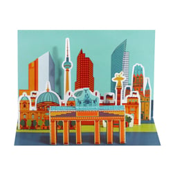 CARTE POSTALE DIORAMA DE BERLIN