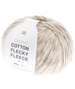 Pelote de coton Creative Cotton Flecky Fleece dk - Rico Design Multicolore (001 - EARTHY)