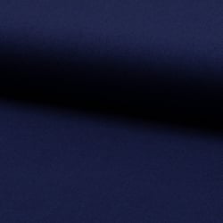 Tissu Coton Sergé d'ameublement uni Denim