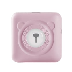 Mini Imprimante Portable Sans Encre Bluetooth Pour Photos Étiquettes Rose Rose YONIS