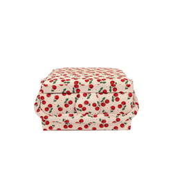 Boîte couture 19,5x13x9,5cm cerise