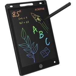 Tablette Dessin Enfant- Ardoise Magique 8,5 Pouces- Ecran couleur- tablette LCD- (Pile CR2025 incluse) Rouge- ACROPAQ