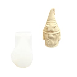 Moule en silicone 10,1cm x 6,7cm - Père Noël avec étoile