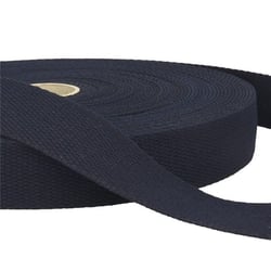 Film 20m Sangle coton Bleu marine