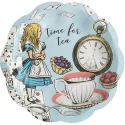 12 Petites Assiettes Alice Vintage Bleu