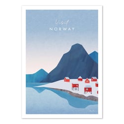 Affiche 30x40 cm - Visit Norway Version 2 - Henry Rivers
