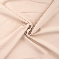 Tissu Sergé extensible uni Beige