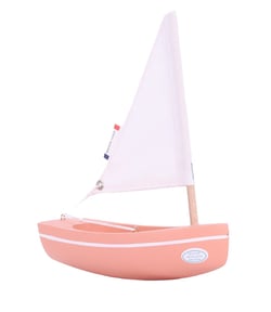 Bateau Le Bâchi rose 17cm - Maison Tirot