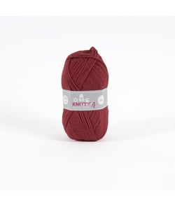 Fil à tricoter KNITTY 4 - 50gr - DMC 556 Rouge