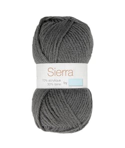 Pelote de laine à tricoter Tricot SIERRA - Distrifil 28699 Gris