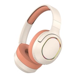 Casque Audio Sans Fil Bluetooth 5.3 Réduction De Bruit Pour Jeux Et Musique Rose YONIS