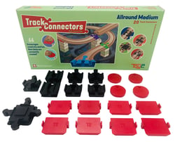 Allround Medium - 20 connecteurs de rails - Toy2