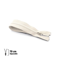 Fermeture éclair Z49 - PRESTILON 4 mm 70 cm - Séparable