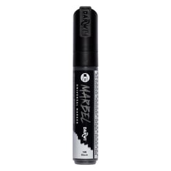 Marqueur - Peinture acrylique - Noir - Permanent - Pointe rectangulaire 15mm - Marbel - Darwi