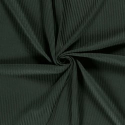 Tissu Jersey Viscose côtelé lourd Oréa uni Vert foncé