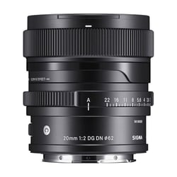 SIGMA Objectif 20mm f/2 DG DN Contemporary compatible avec Sony E