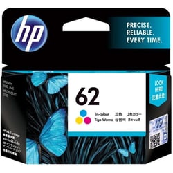 Cartouche Jet d'encre Originale N°62 3 couleurs Cyan/Magenta/Jaune 165 pages HP