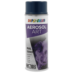 Spray de peinture - Bleu saphir - RAL 5003 - Brillant - Tous supports - Aérosol Art