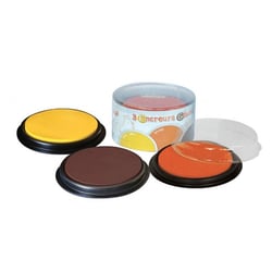 Boites de 3 encreurs rond – Orange jaune marron - Créa Lign'