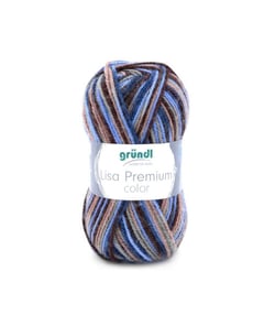 Fil à tricoter LISA PREMIUM COLOR - Grundl - certifiée Oeko-Tex 14 Multicolore