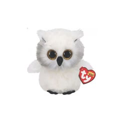 Beanie Boo's Small Austin La Chouette - Ty - Blanc