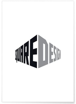 Affiche Square Design | A3 : 29,7x42cm