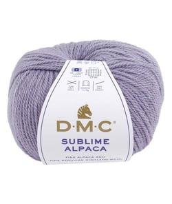 Pelote de Laine et Alpaga Sublime Alpaca - DMC : Luxe et Douceur pour l'Hiver 136 violet
