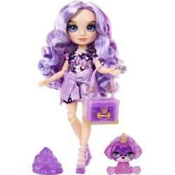 Poupée Mannequin avec Kit de Slime et Animal de Compagnie - Violet (Violet) - Poupée Pailletée 28 cm avec Kit de Slime