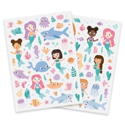 MégaCréa DIY - Gommettes Sirènes 0,4 à 7 cm 178 pièces