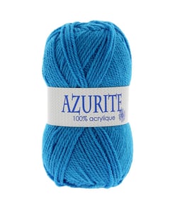 Pelote à tricoter AZURITE de Distrifil - Laissez votre créativité briller à petit prix ! - certifié Oeko-Tex 3040 Bleu azur