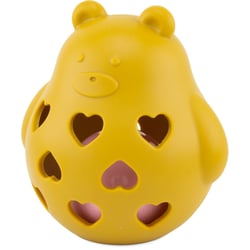 Hochet ourson jaune en silicone