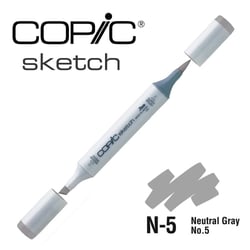 Copic - Marqueur à l'alcool Copic Sketch N5 Neutral Gray No.5