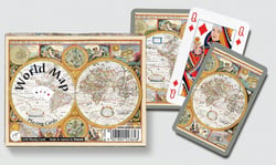 Jeu de cartes - Carte du monde - PIATNIK