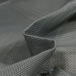 Toile Transat grille extérieure textilène unie Gris anthracite