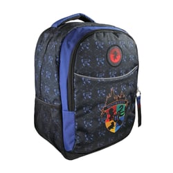 Sac à dos scolaire – HARRY POTTER HOGWARTS – Bleu/Noir – 2 compartiments