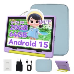Tablette enfants KOTSREN Android 15 - IPS - Violet - 10,1 pouces