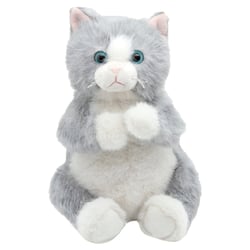 Peluche doudou chat Milo - 21 cm- Sevira Kids