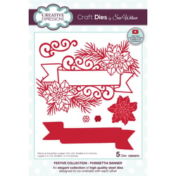 Matrices de découpe - Bannière Noël - 5 dies - Creative Expressions