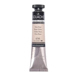 Gouache - Extra-fine - Ocre rose - 650 - Tube de 21ml - Sennelier