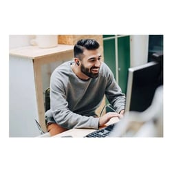 Ecouteurs Bluetooth - Logitech Zone True Wireless avec reduction de bruit - Gris